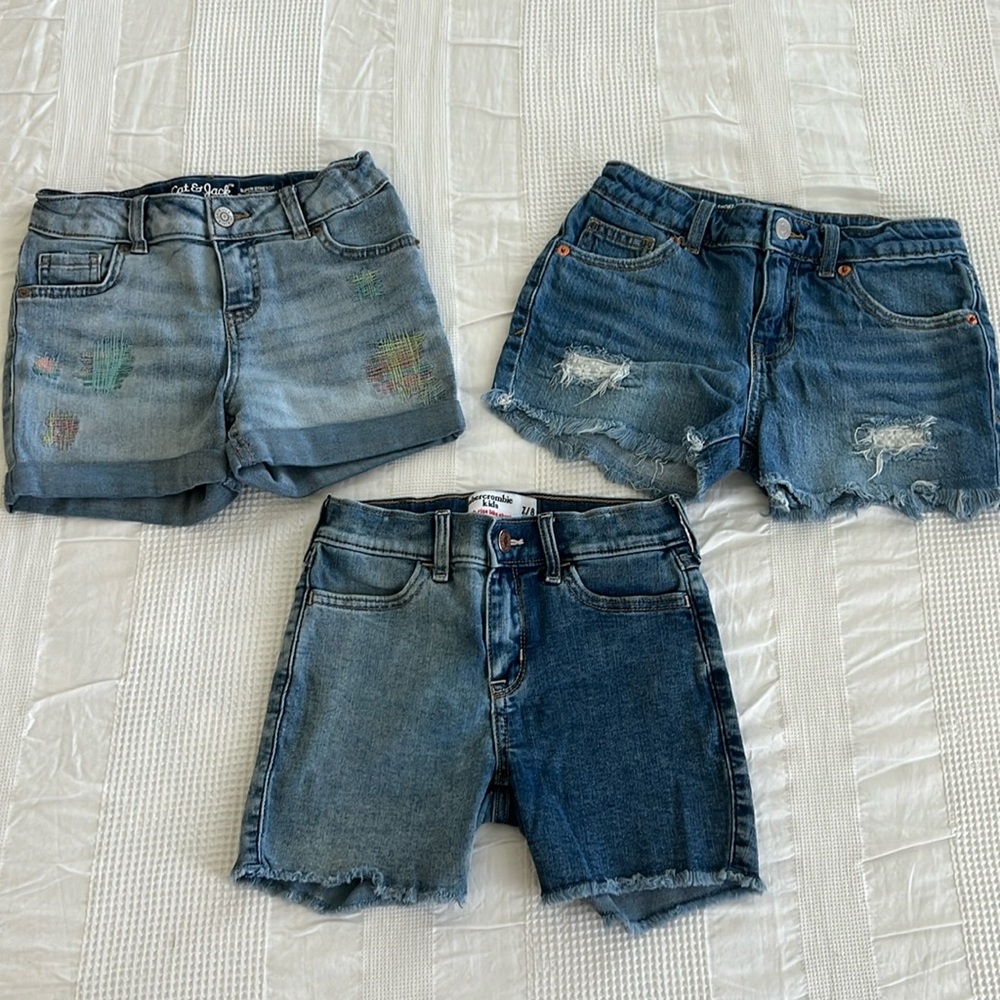 Bundle of girls denim shorts